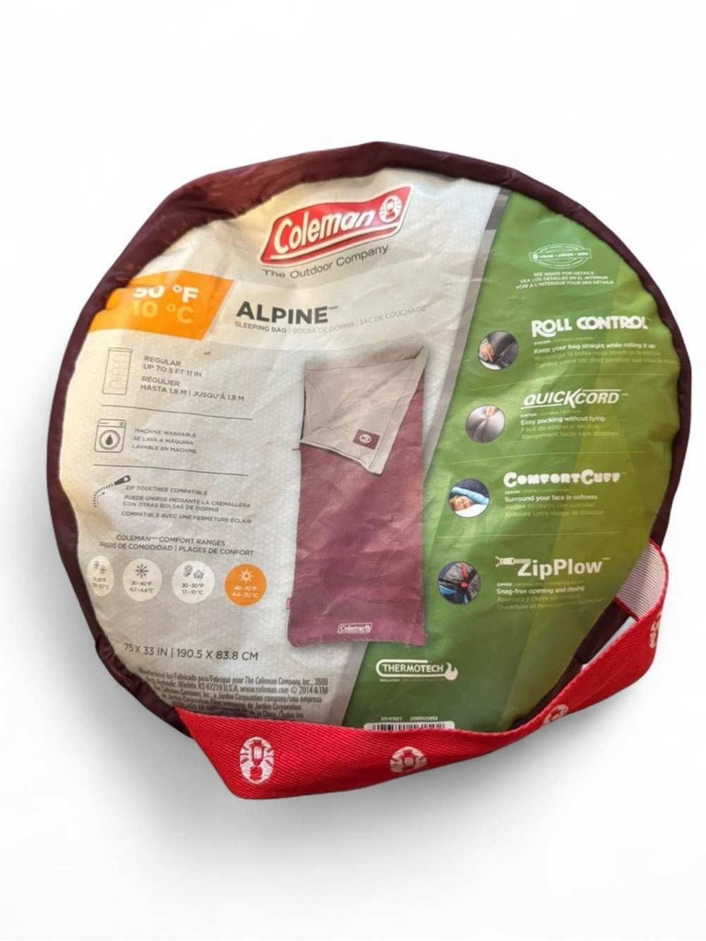 Coleman Alpine Sleeping Bag - purple